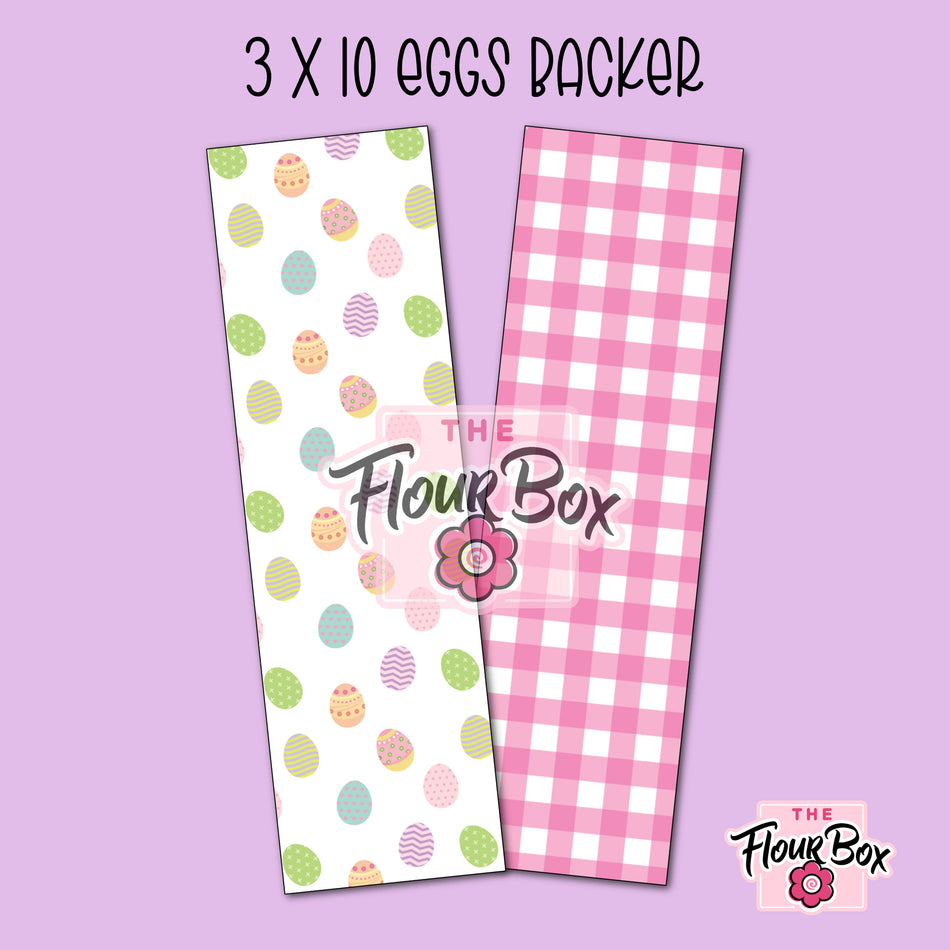 Easter Eggs Cookie BOX Backer - 3