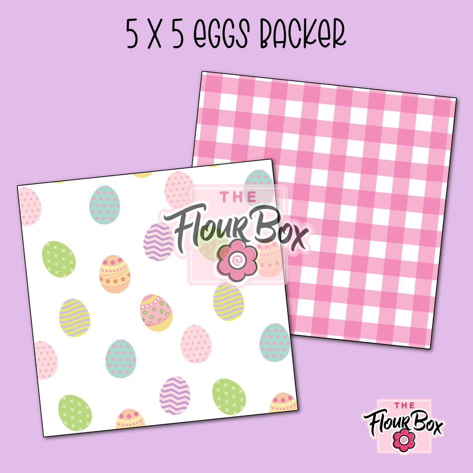 Easter Eggs Cookie BOX Backer - 5