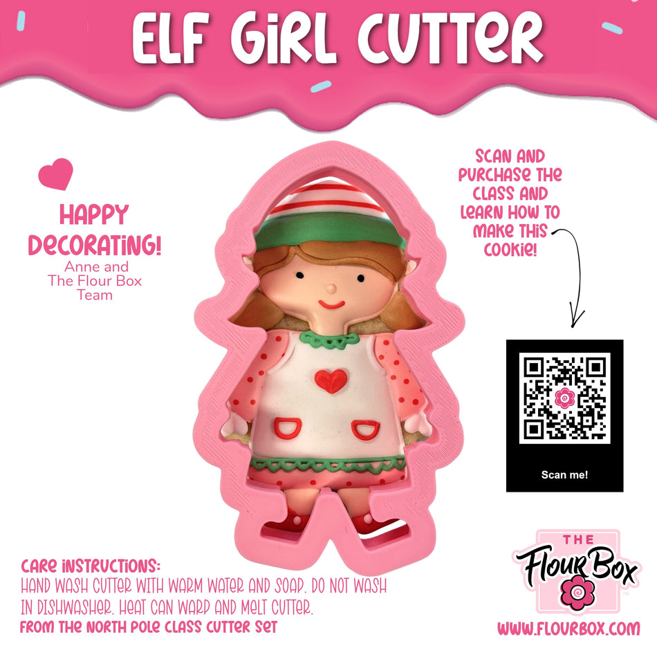 Elf Girl Cookie Cutter