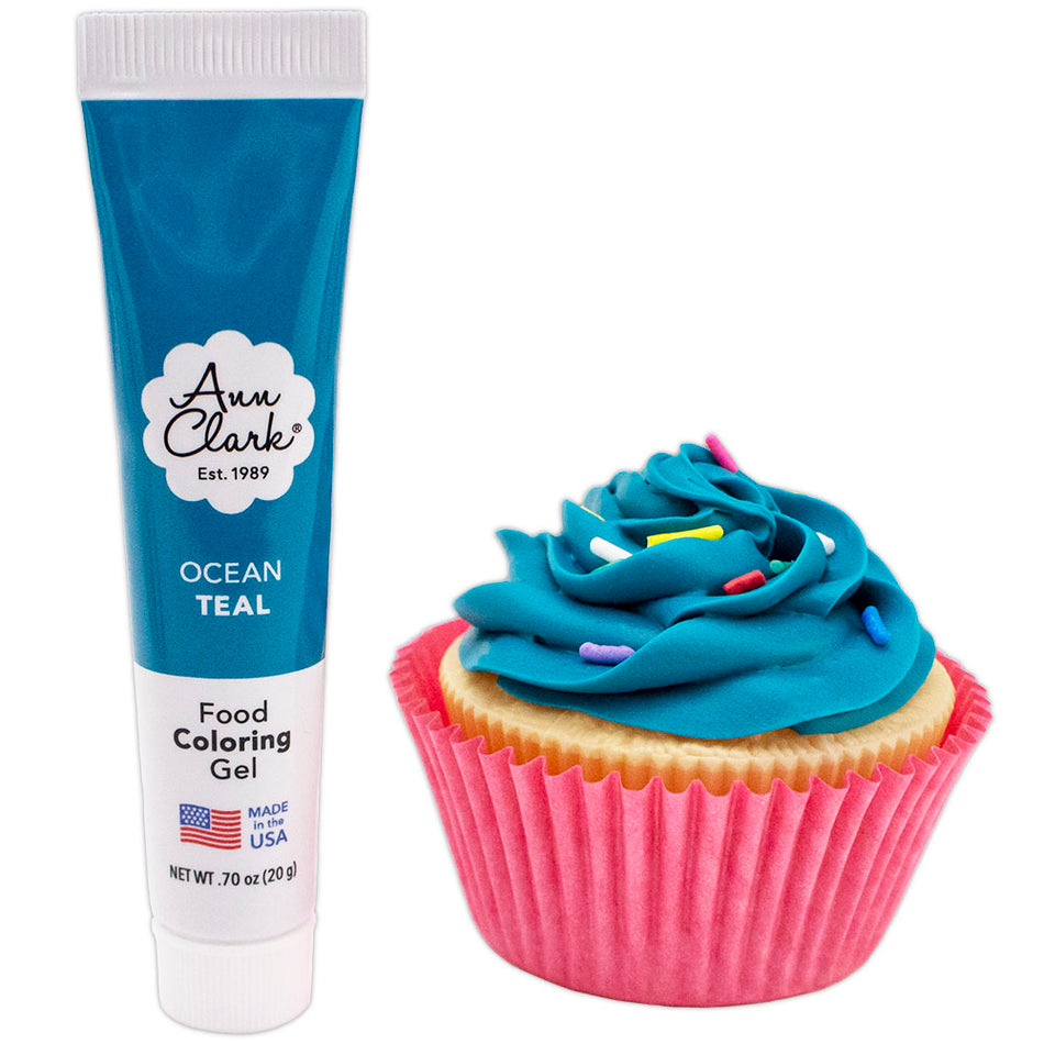 Ocean Teal Ann Clark Food Coloring Gel