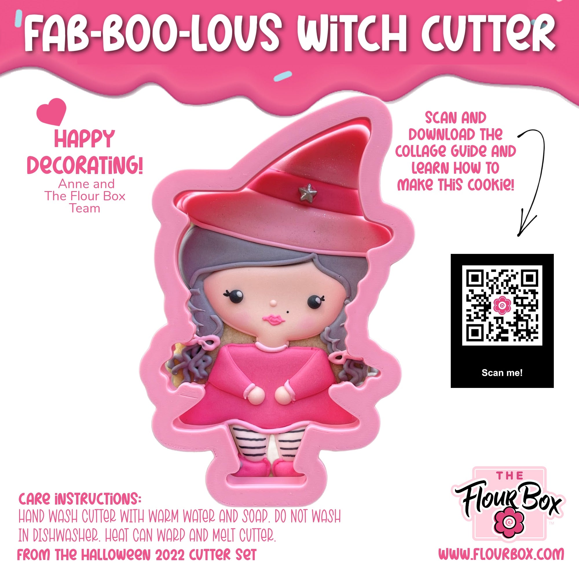 Fab-BOO-lous Witch Cookie Cutter