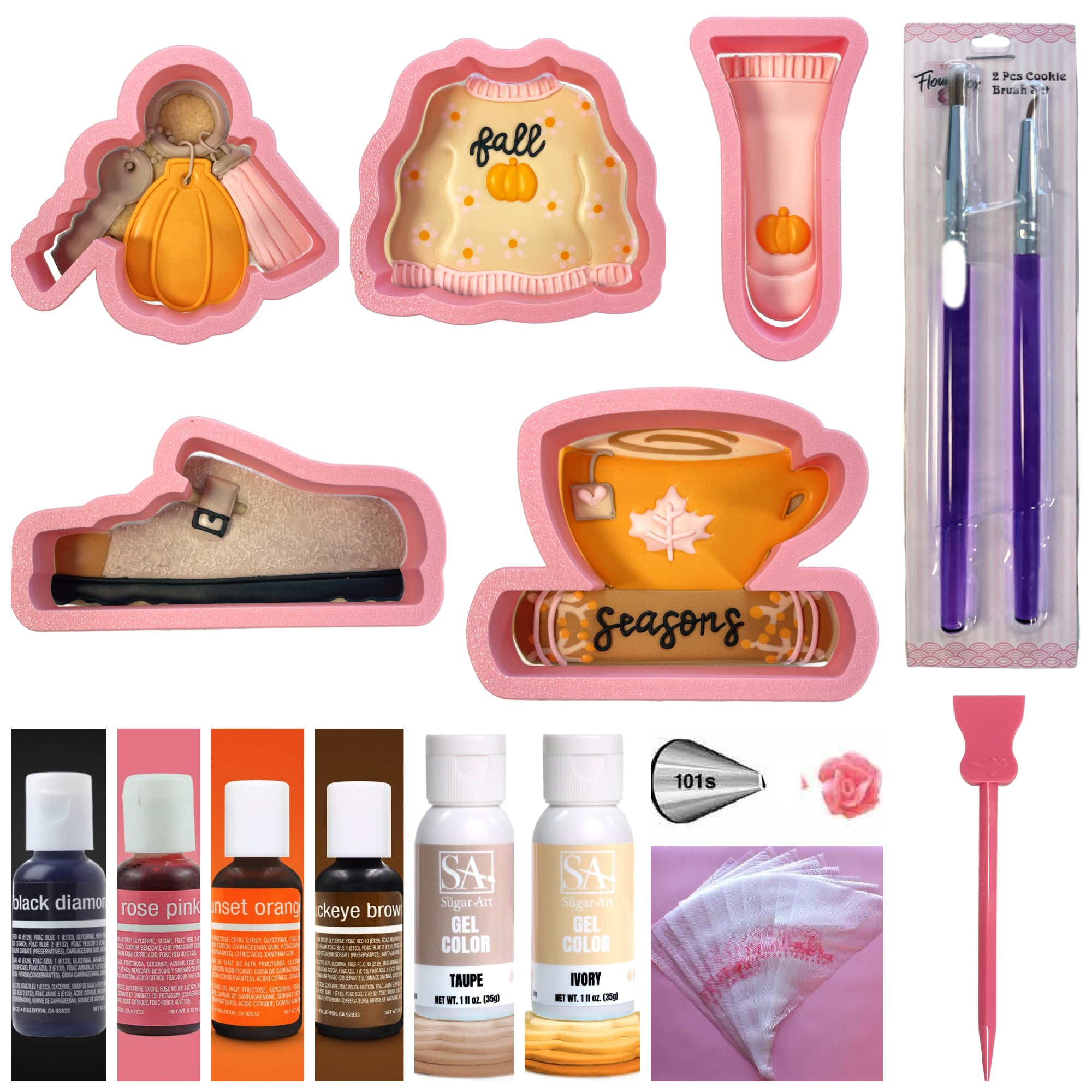 Fall Favorites Cookie Decorating Kit (Save 50%)