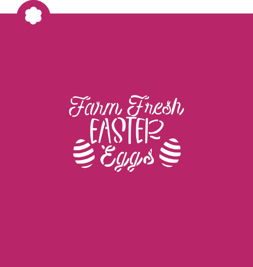 Easter on the Farm Cookie Cutter with Stencil BUNDLE