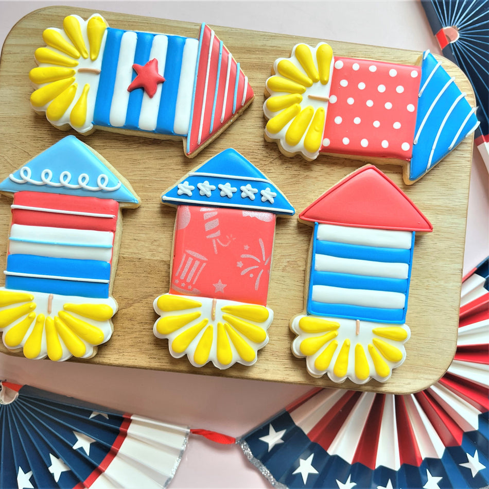 Firecracker / Rocket Cookie Cutter by The Flour Box