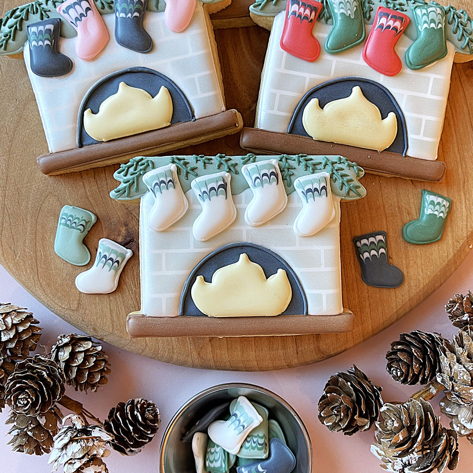 Fireplace Flour Box Club Cookie Cutter