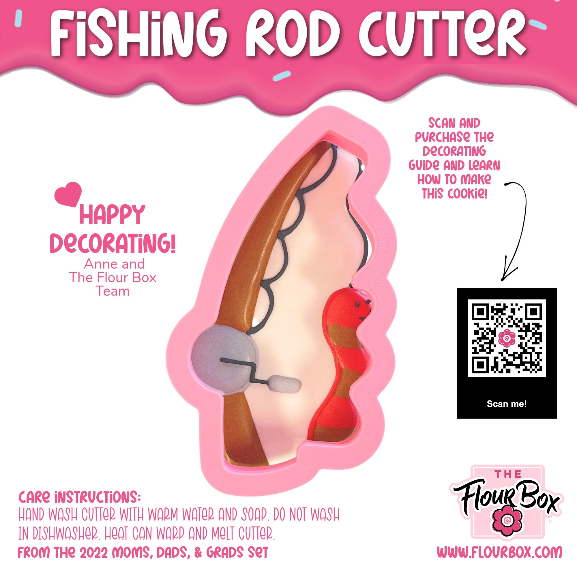 cookie monster fishing pole Fishing Rod Cookie Cutter