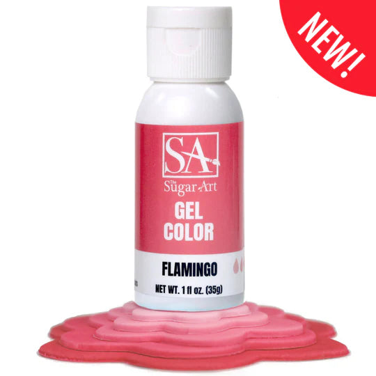 Flamingo The Sugar Art Gel Color
