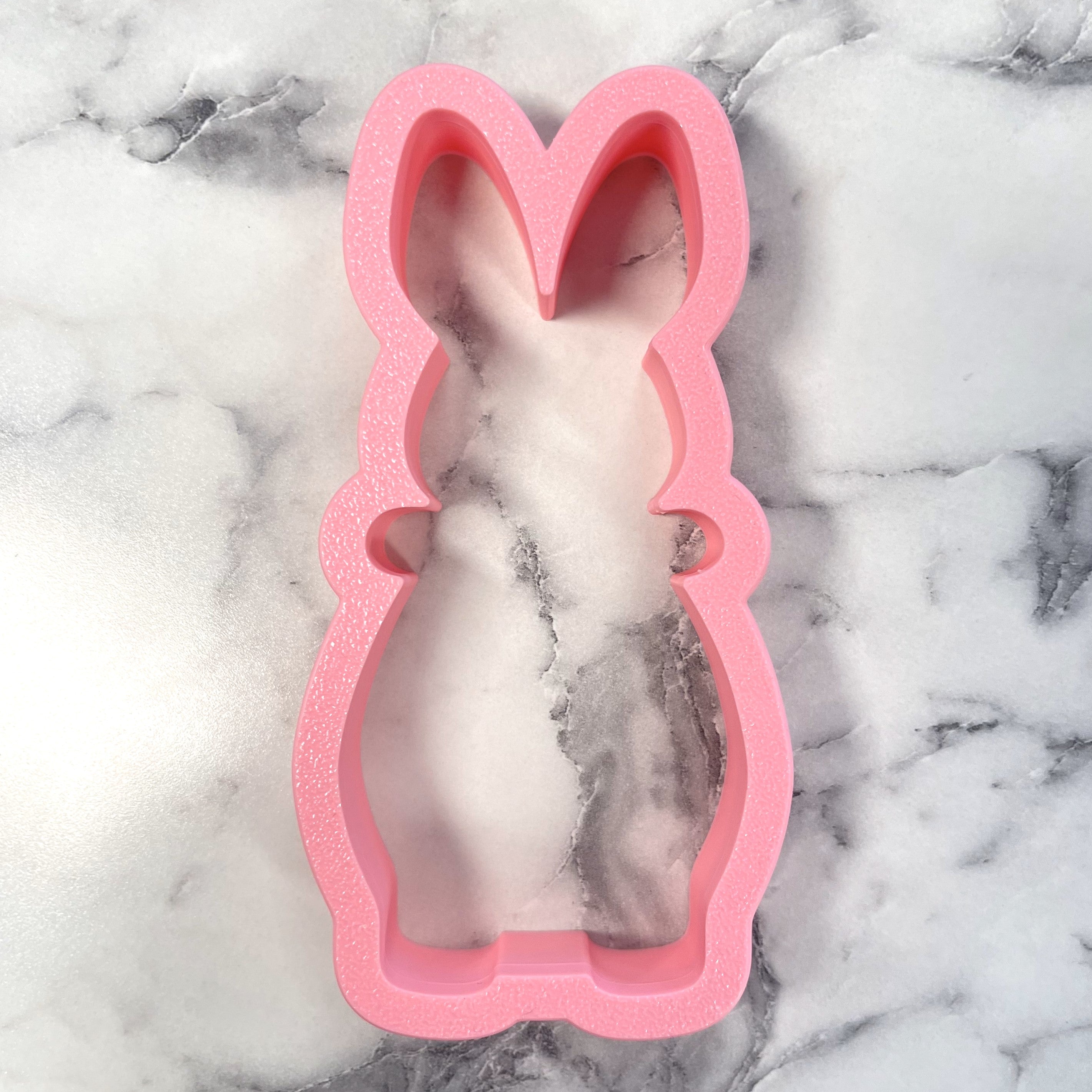 Flocked Bunny with Bow Cookie Cutter