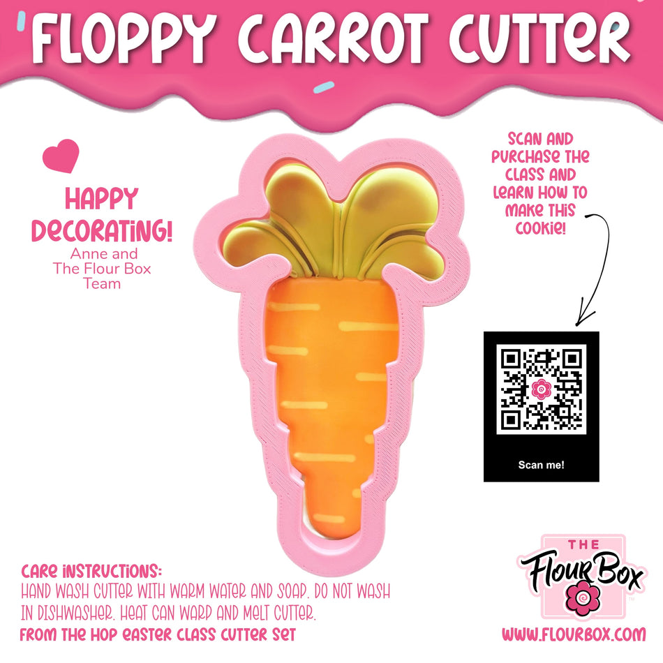 Floppy Carrot Cookie Cutter