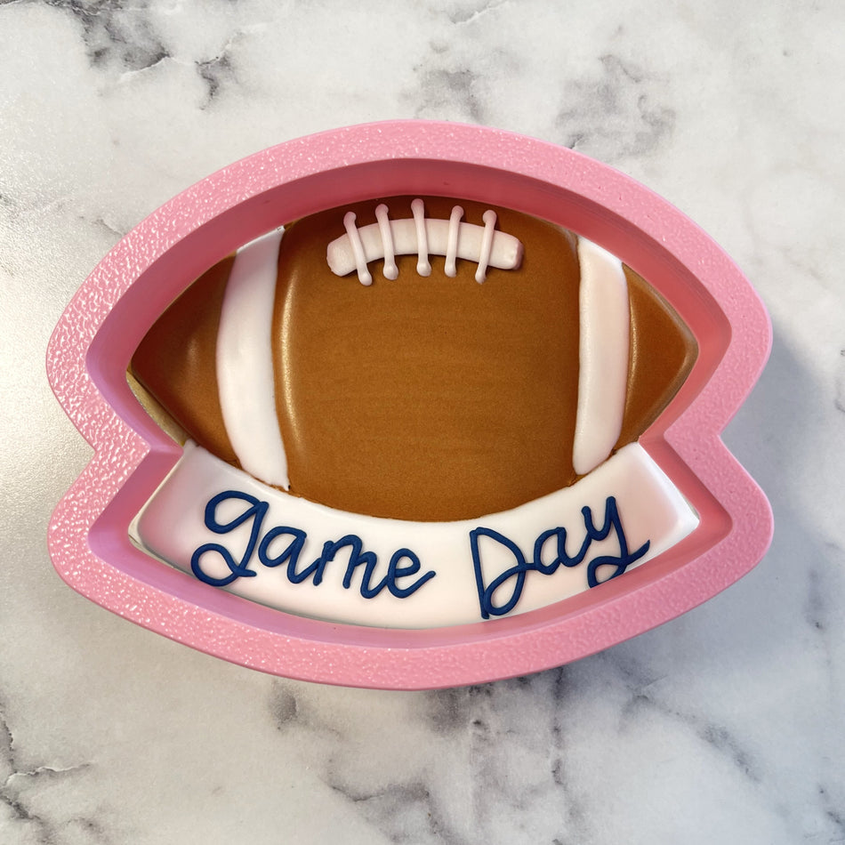 Football Plaque Cookie Cutter