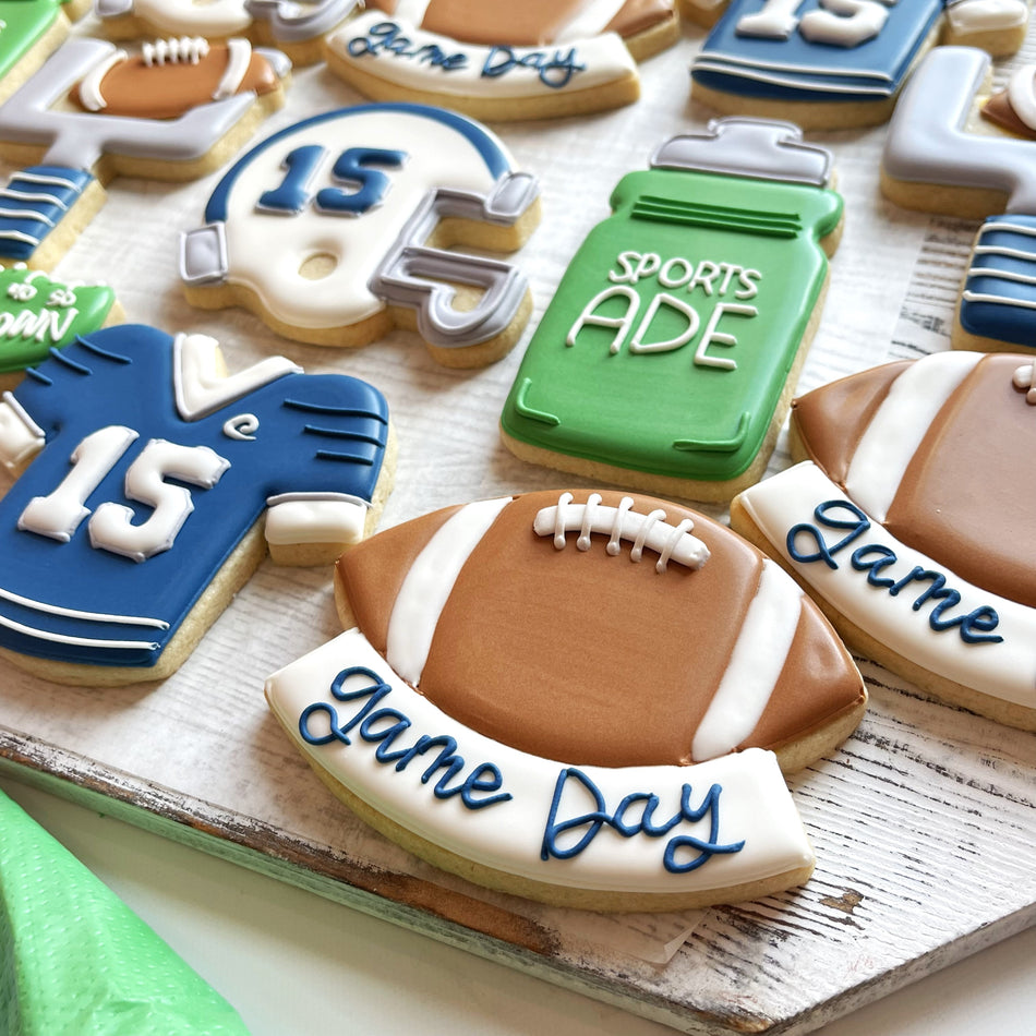 Football Plaque Cookie Cutter