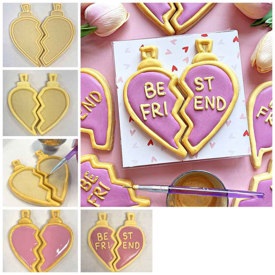 Friendship Necklace 2pc Cookie Cutter Set