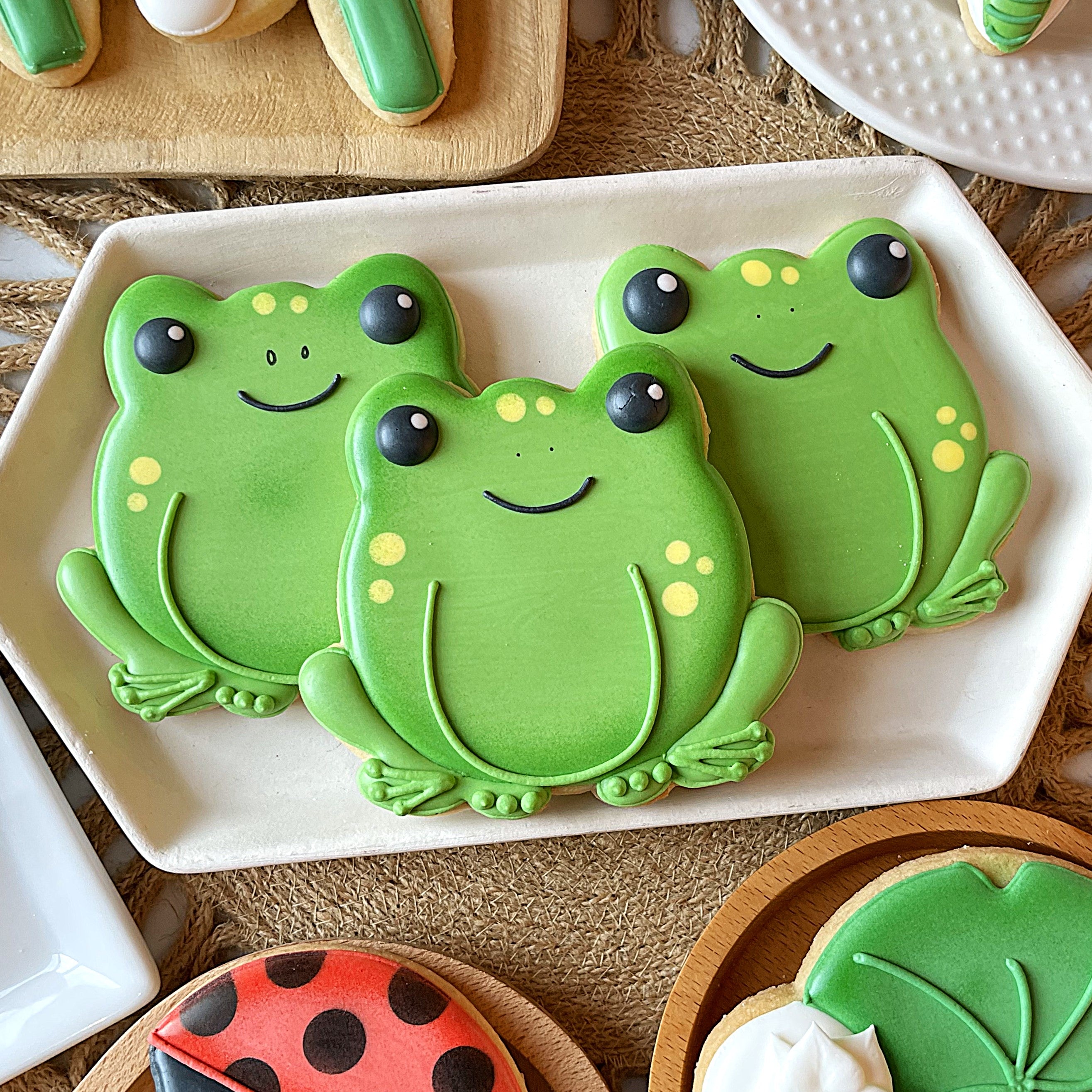 Cute Frog (Lamb with Bow Tie) Flour Box Club Flip Cookie Cutter