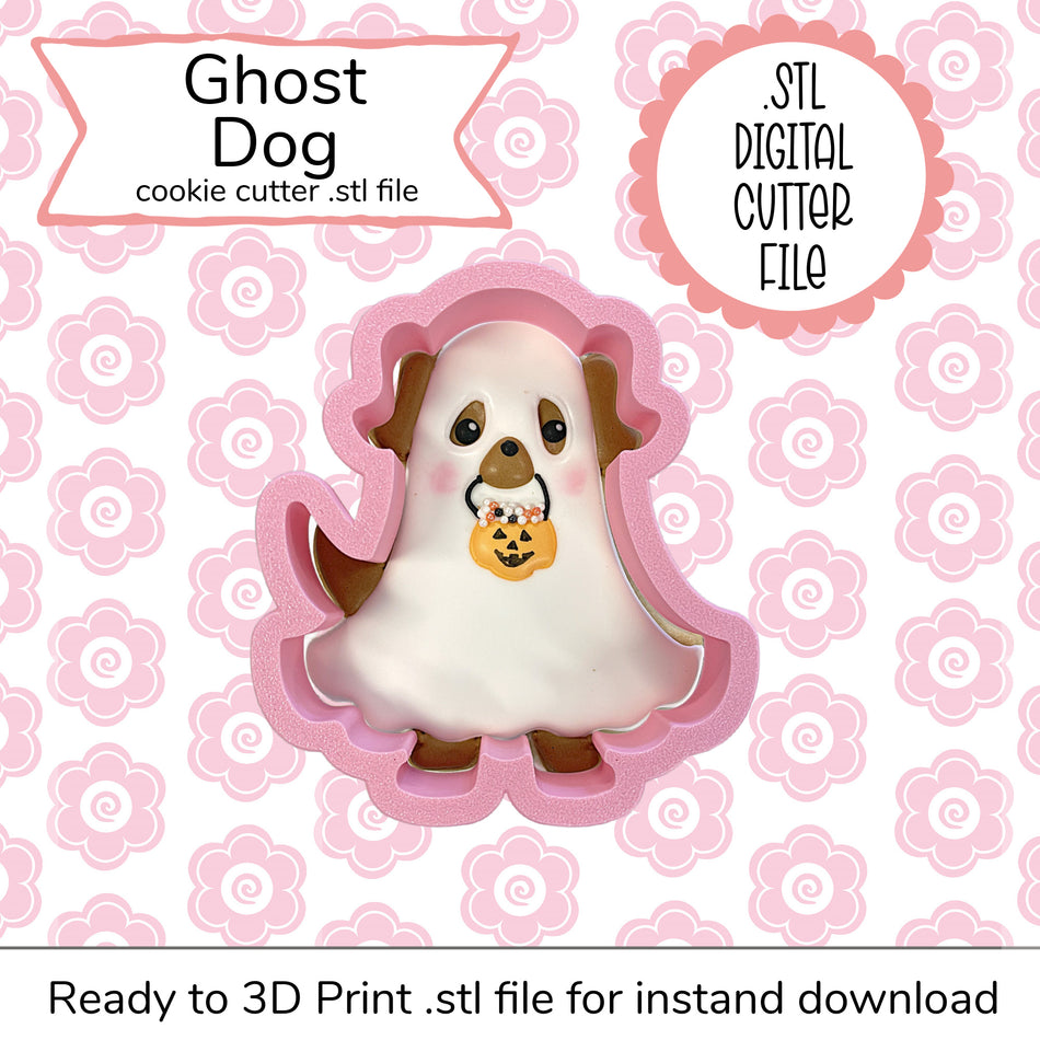 Ghost Dog STL Cutter File (digital)