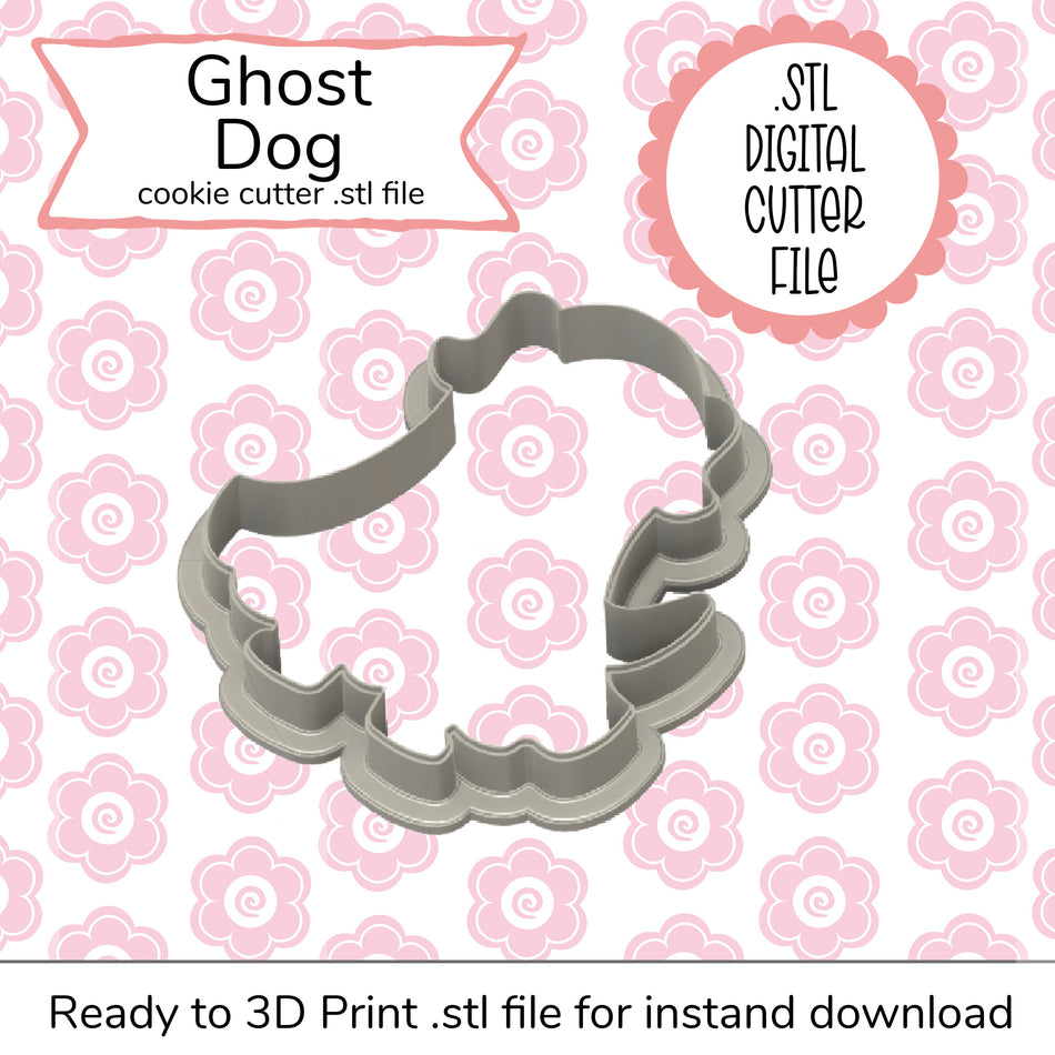 Ghost Dog STL Cutter File (digital)