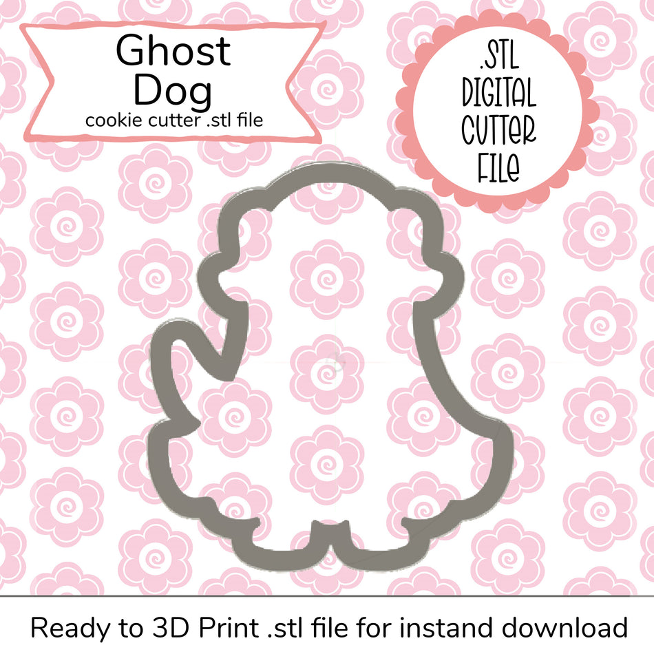 Ghost Dog STL Cutter File (digital)