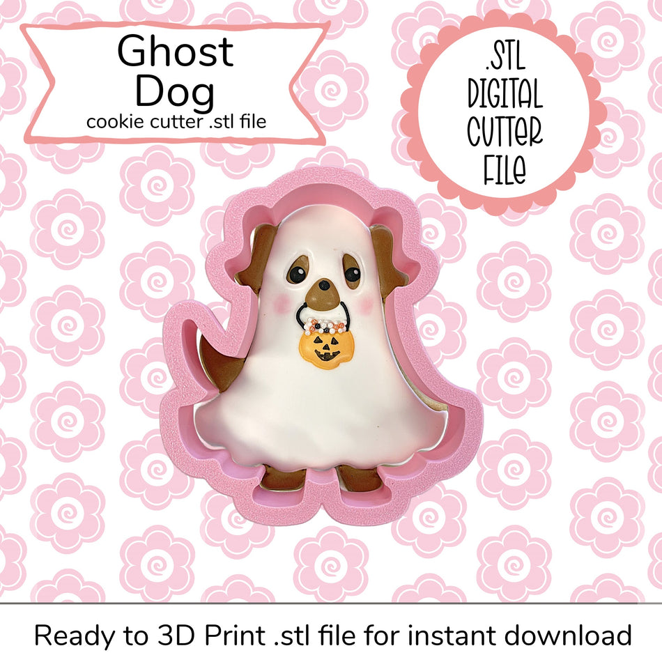 Ghost Dog STL Cutter File (digital)