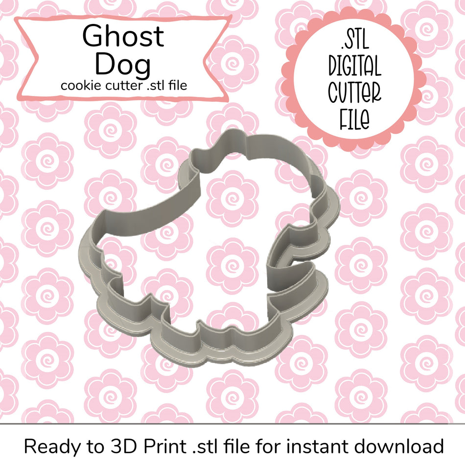 Ghost Dog STL Cutter File (digital)