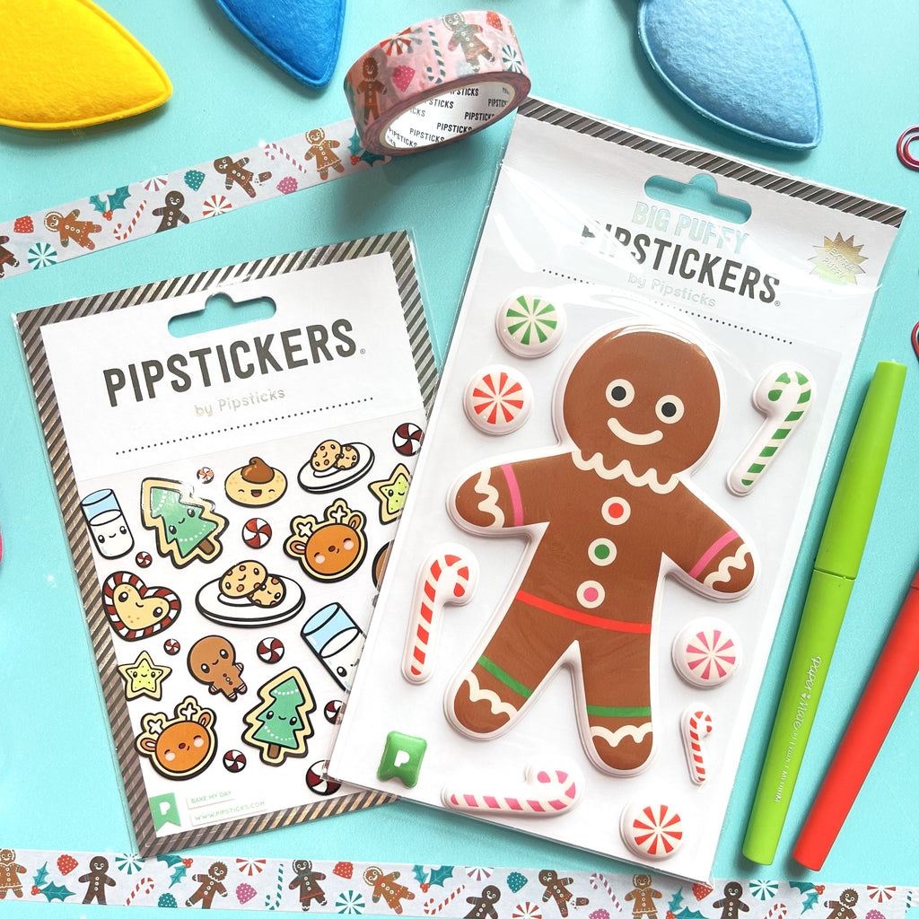 Gingerbread Sticker Bundle from Pipsticks
