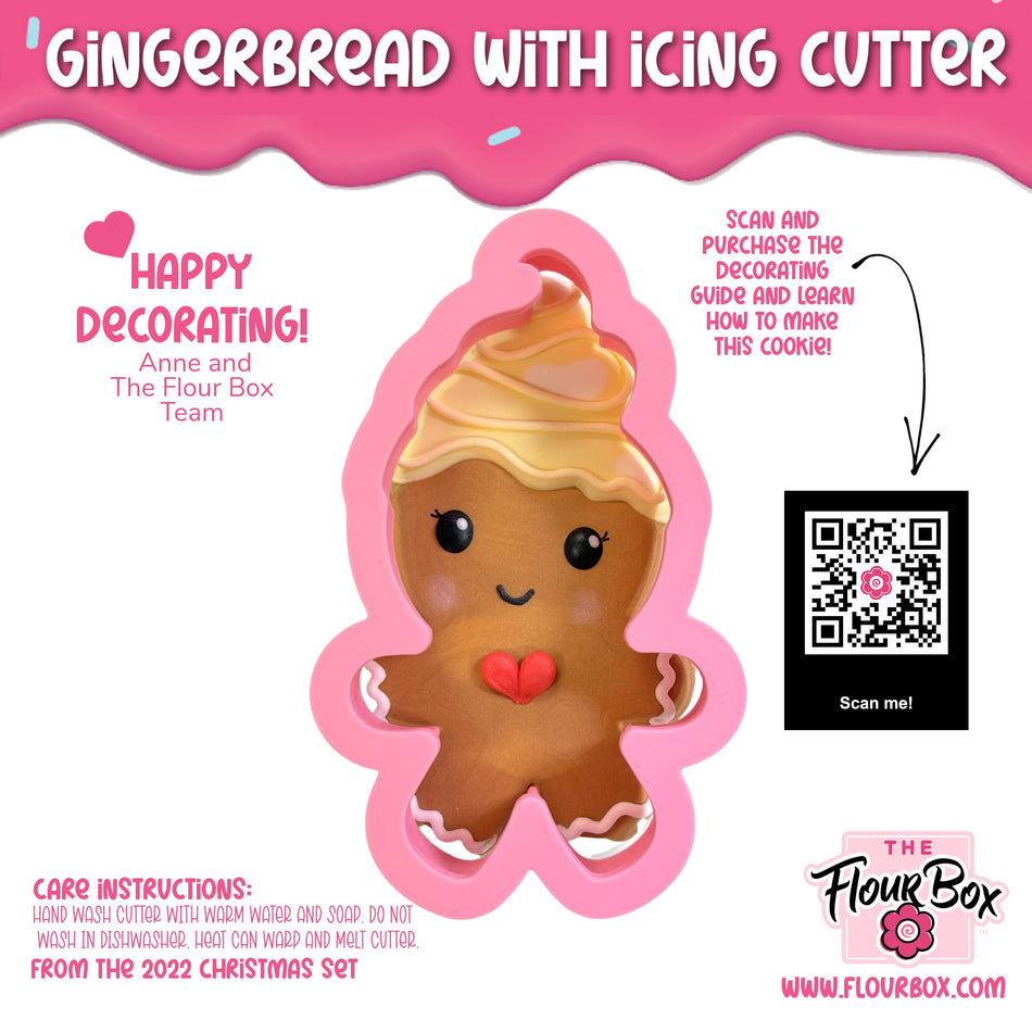 Gingerbread with Icing Cookie Cutter