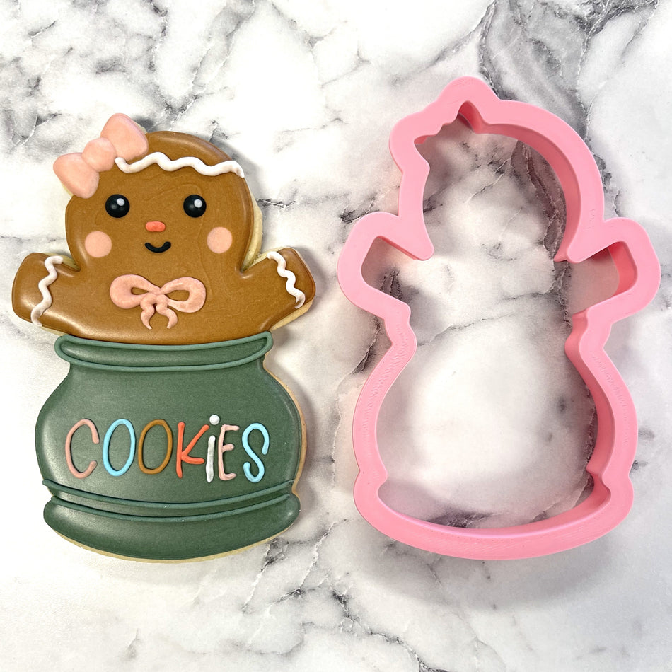 Gingerbread Cookie Jar Cookie Cutter