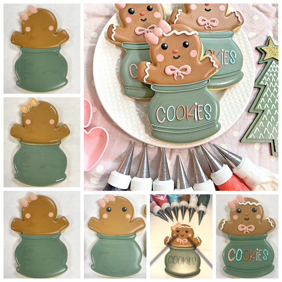 Gingerbread Cookie Jar Cookie Cutter
