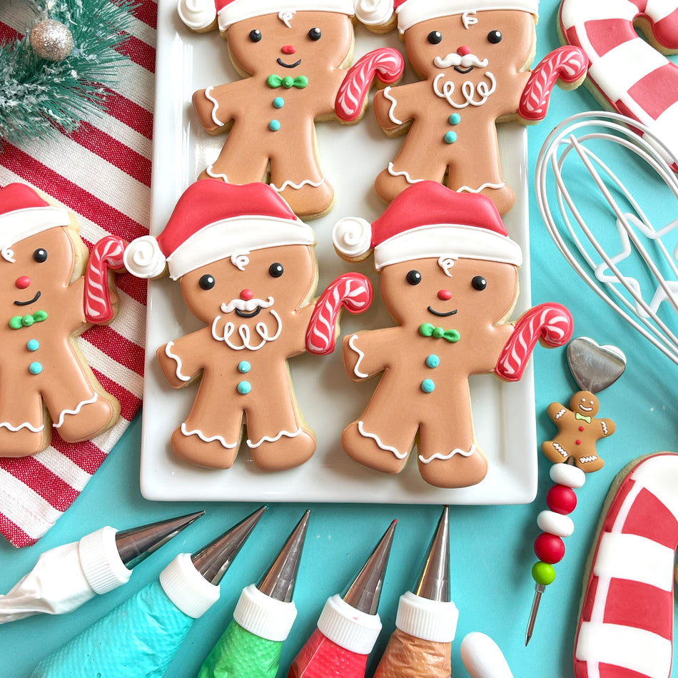 Gingerbread with Santa Hat Cookie Cutter