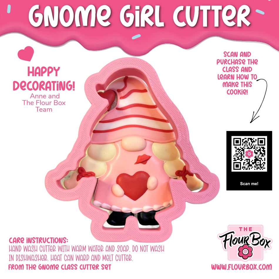 Gnome Girl Cookie Cutter
