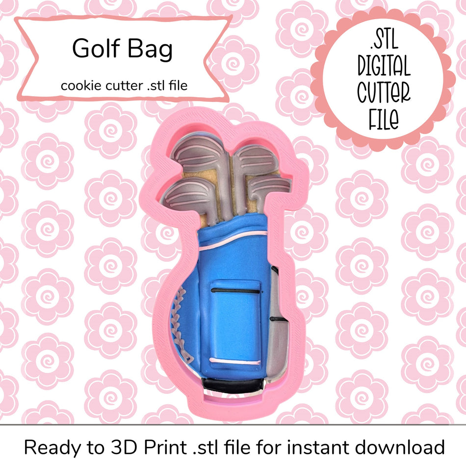 Golf Bag Cutter STL File (digital file)