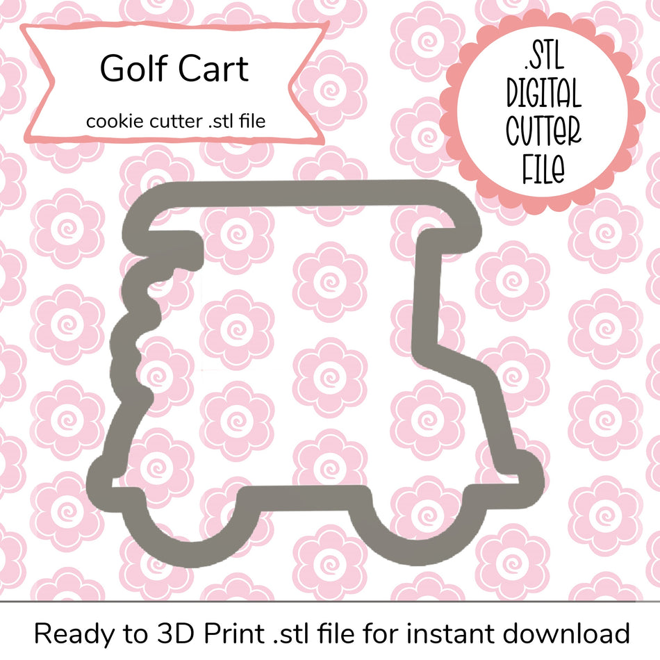 Golf Cart STL Cutter File (digital file)