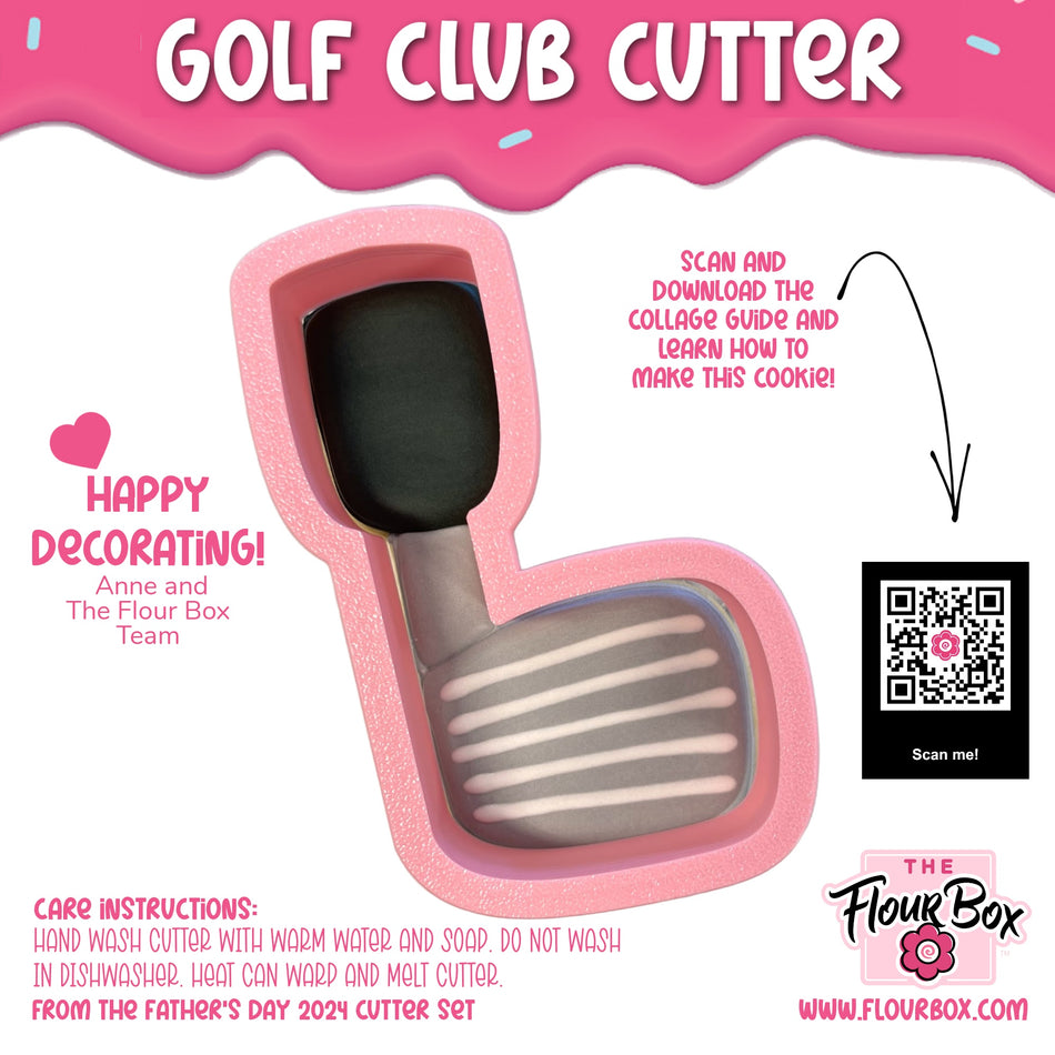 Golf Club Cookie Cutter