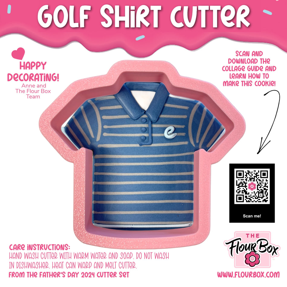 Golf Shirt Cookie Cutter