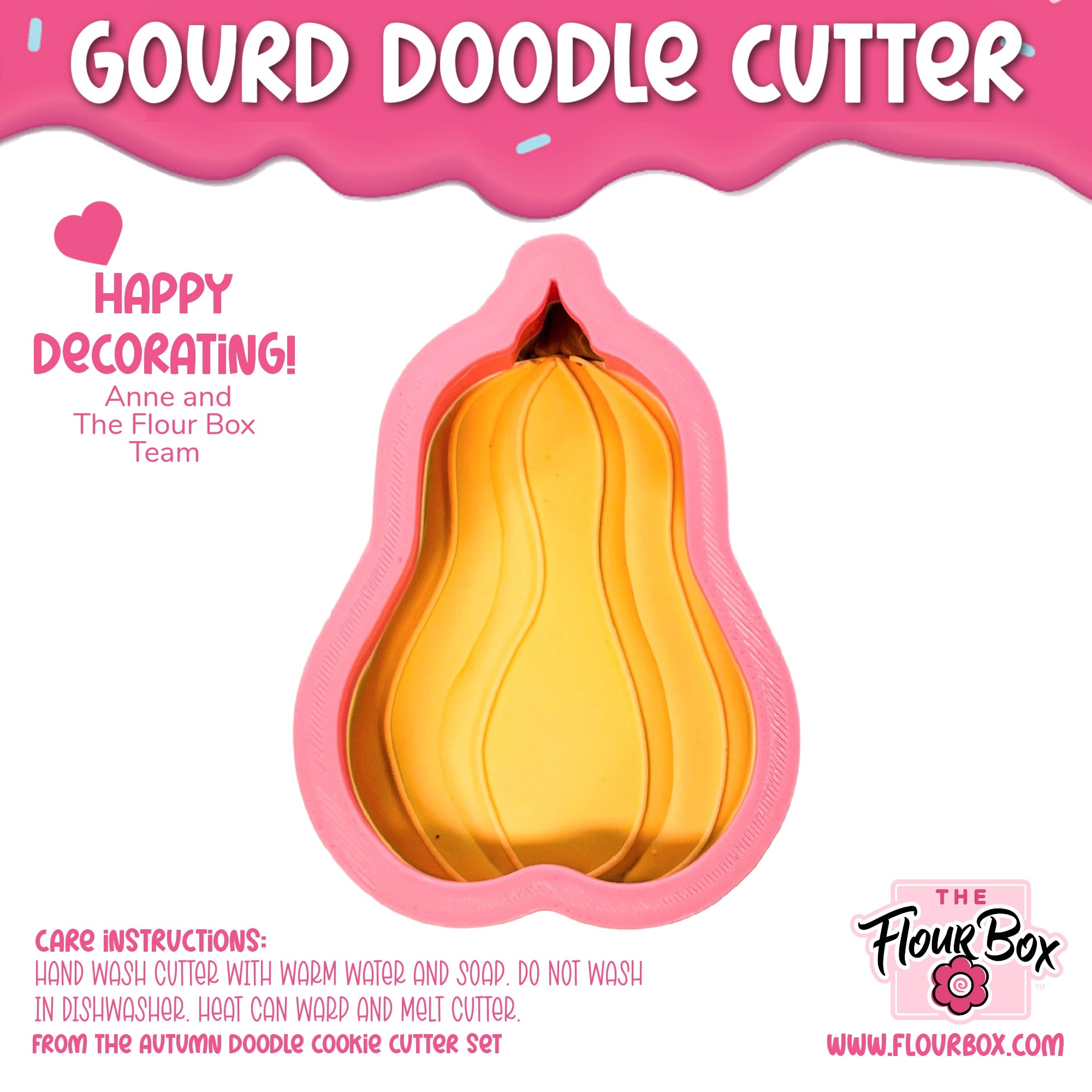 Gourd Doodle Cookie Cutter – The Flour Box