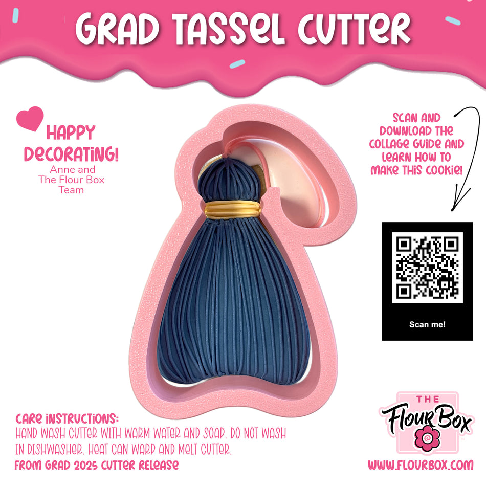 Grad Tassel Cookie Cutter