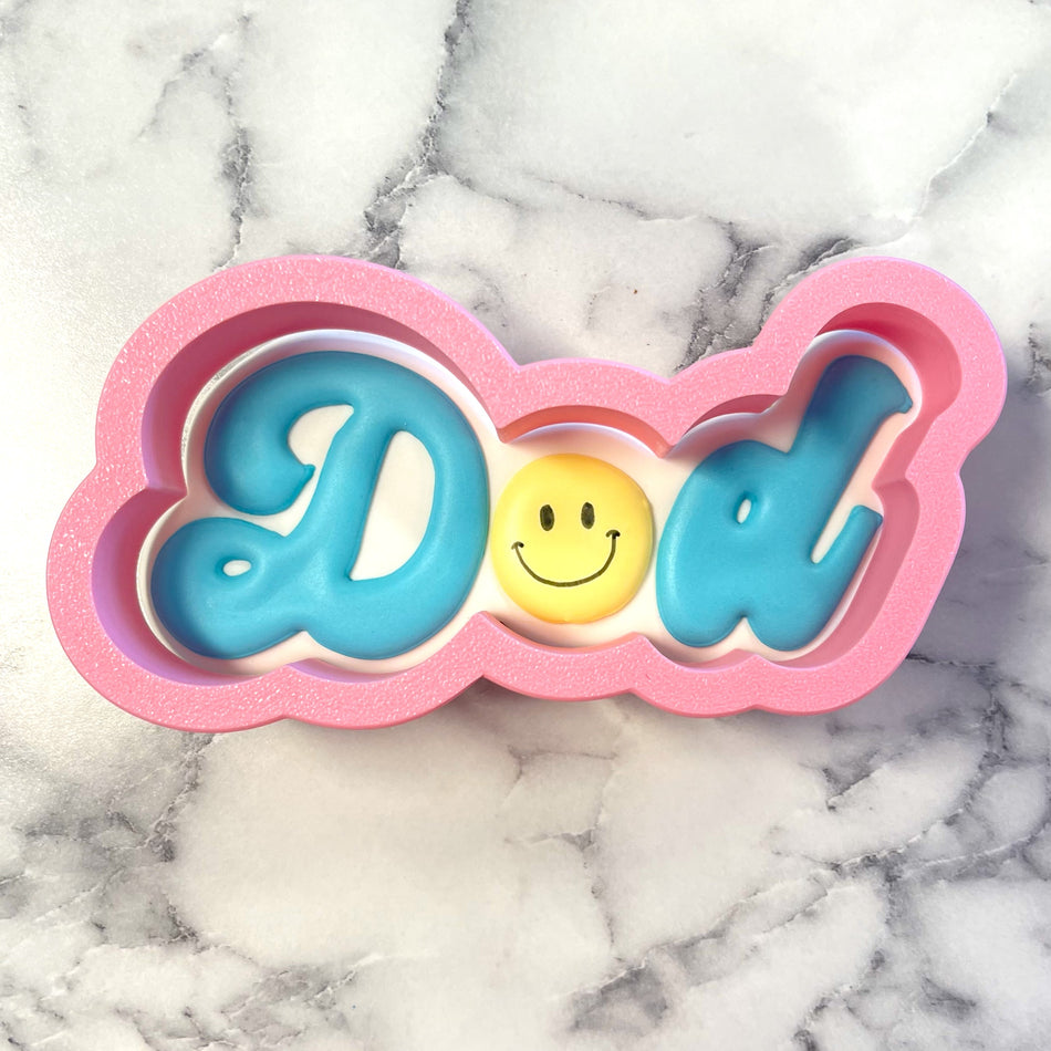 Groovy Dad Cookie Cutter