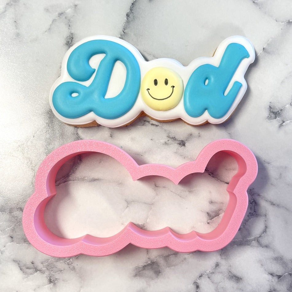 Groovy Dad Cookie Cutter