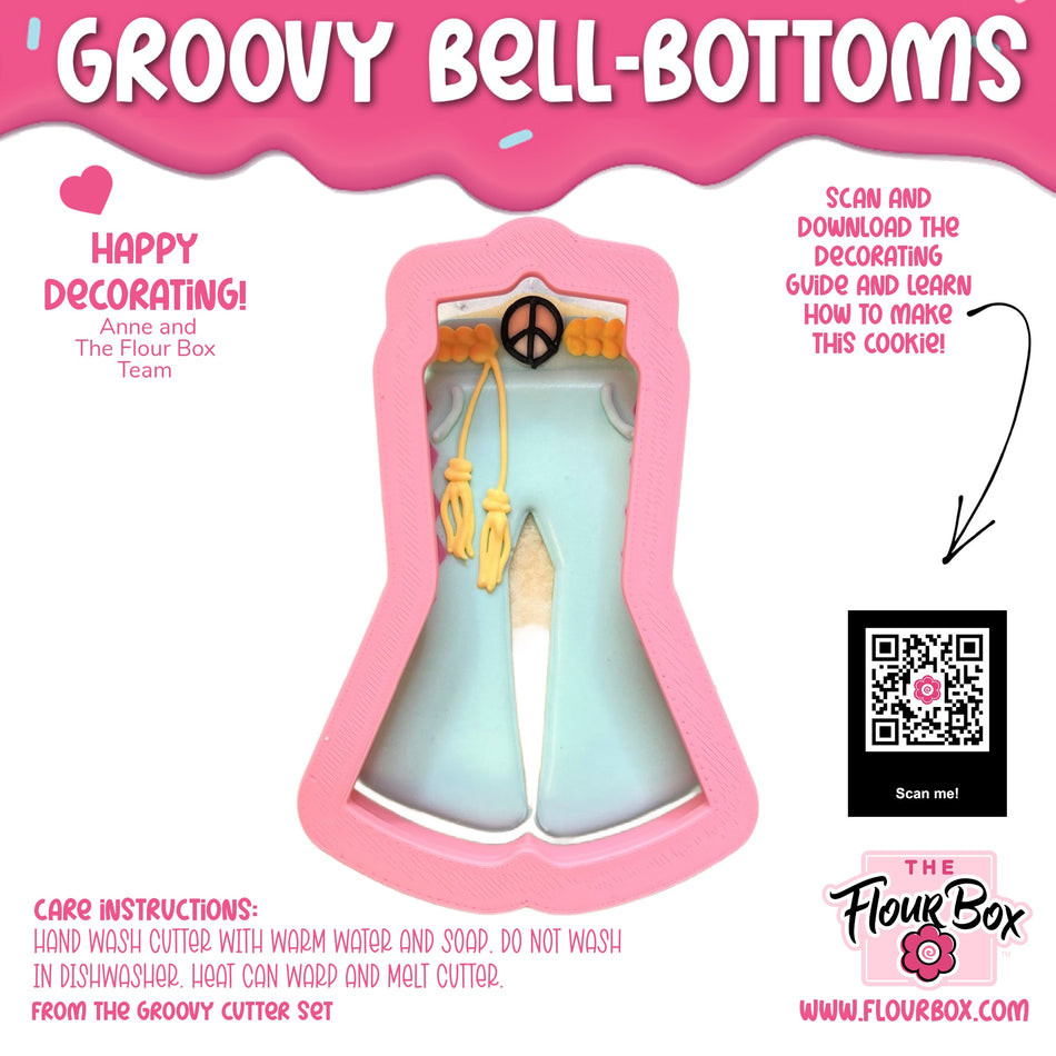 Groovy Bell-Bottoms Cookie Cutter