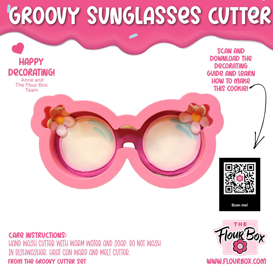 Groovy Sunglasses Cookie Cutter