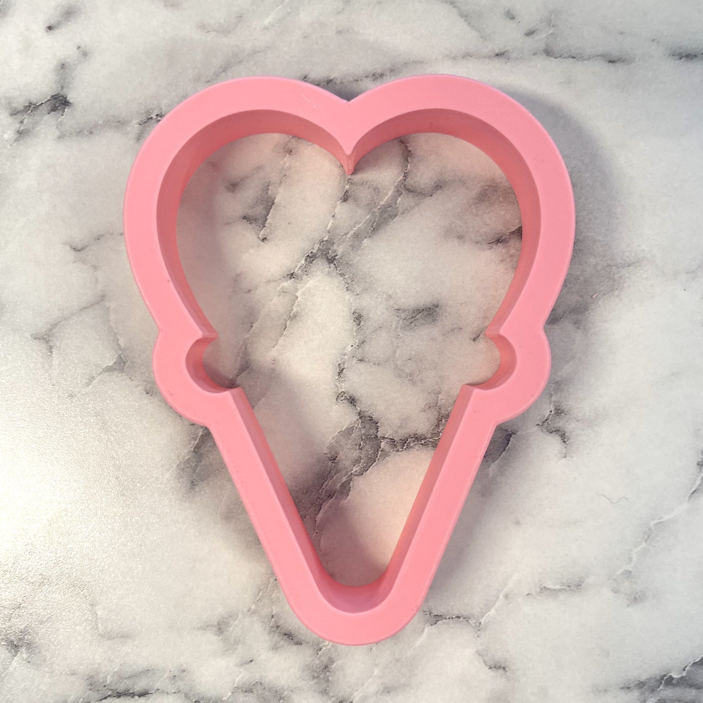 MINI Heart Ice Cream Cone Cookie Cutter