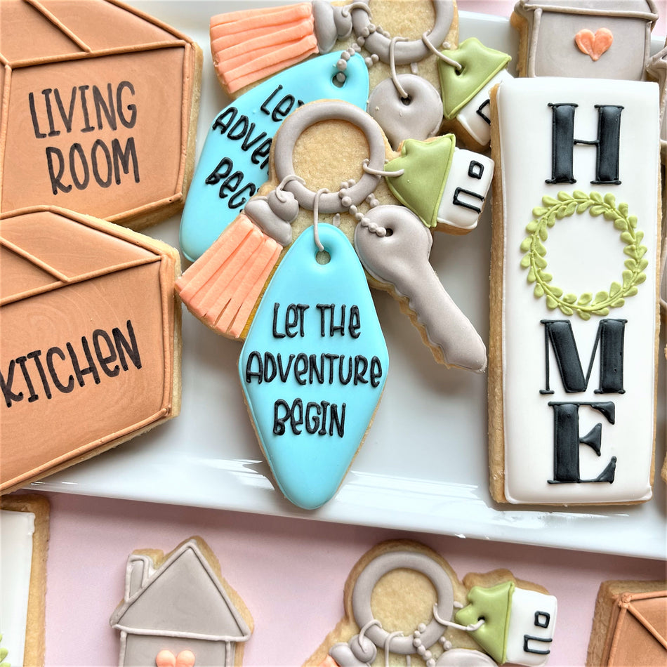 Housewarming Key Ring Cookie Cutter