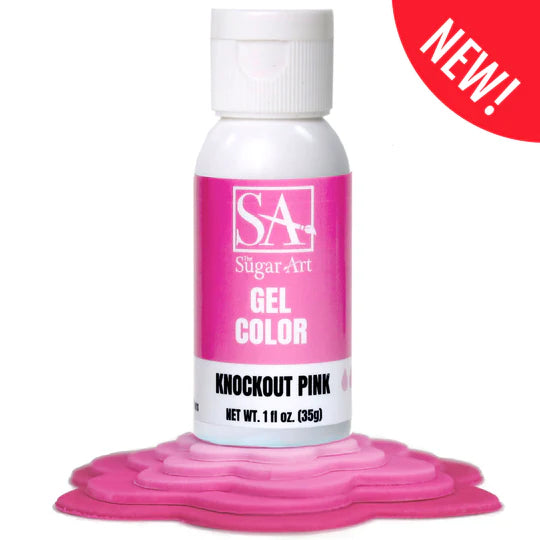 Knockout Pink The Sugar Art Gel Color