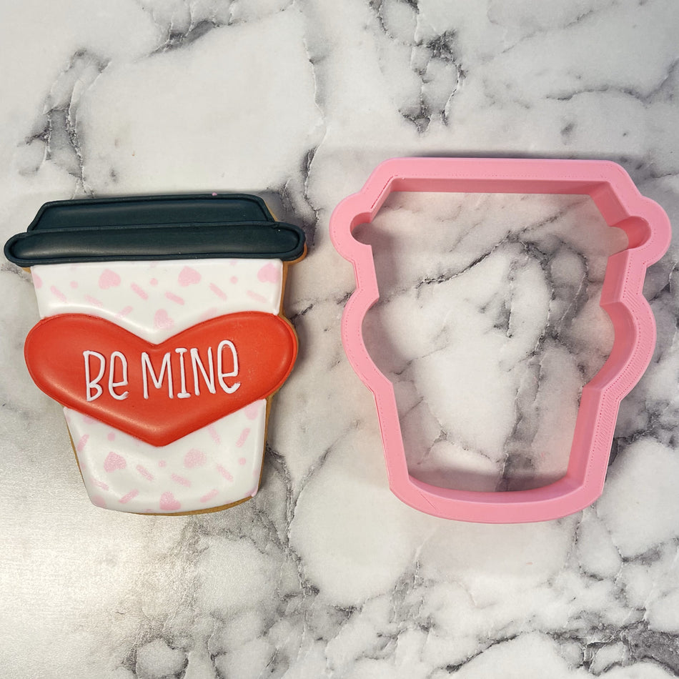 Latte with Heart Cookie Cutter