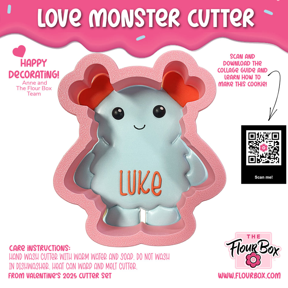Love Monster Cookie Cutter