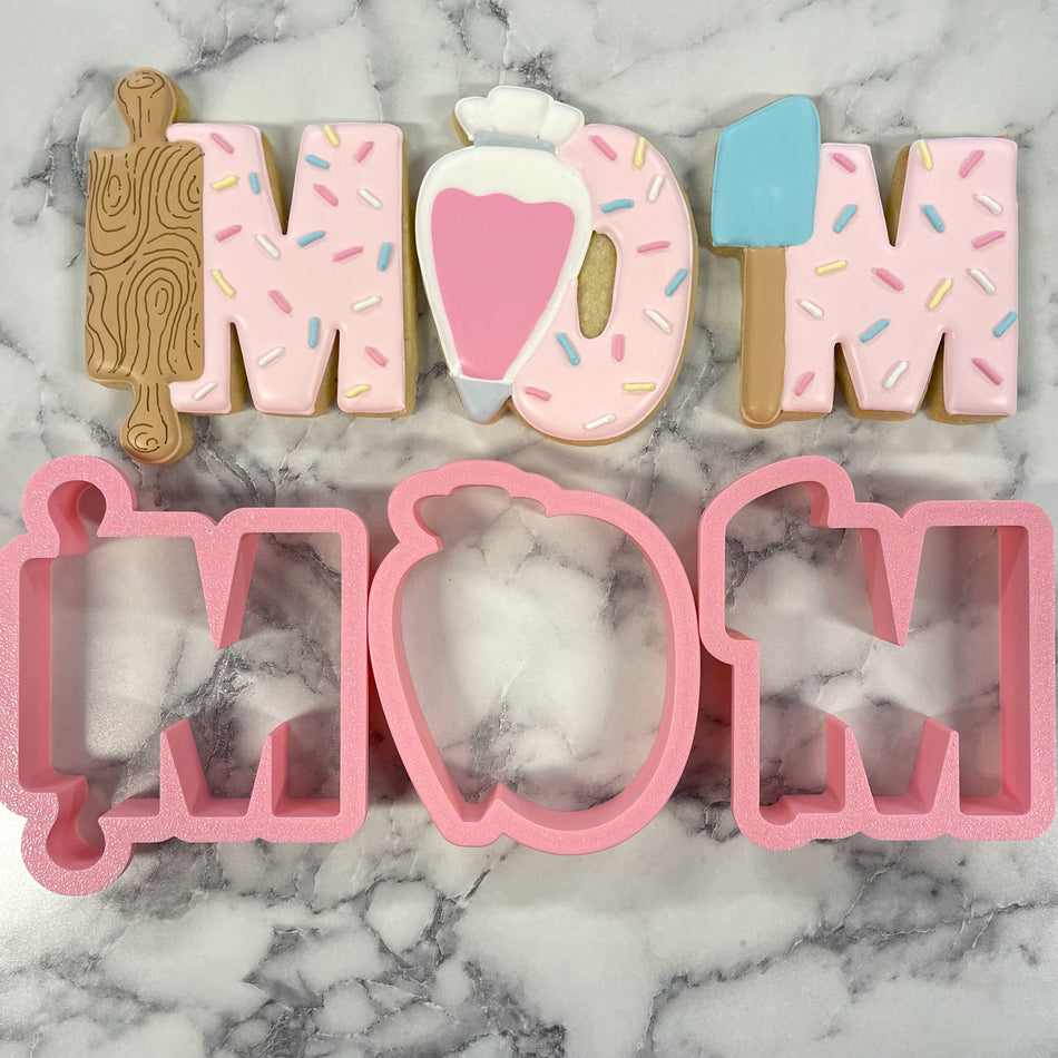 M-O-M Baking Cookie Cutter Set