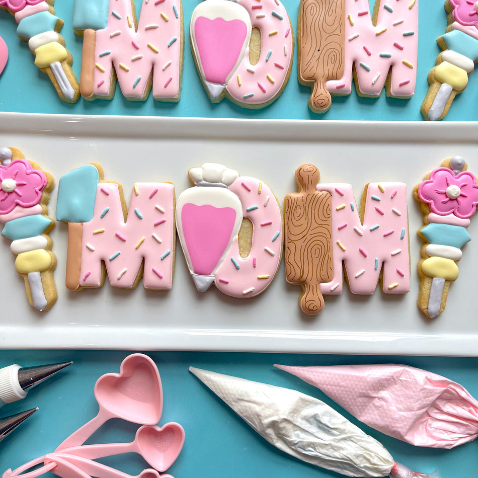 M-O-M Baking Cookie Cutter Set