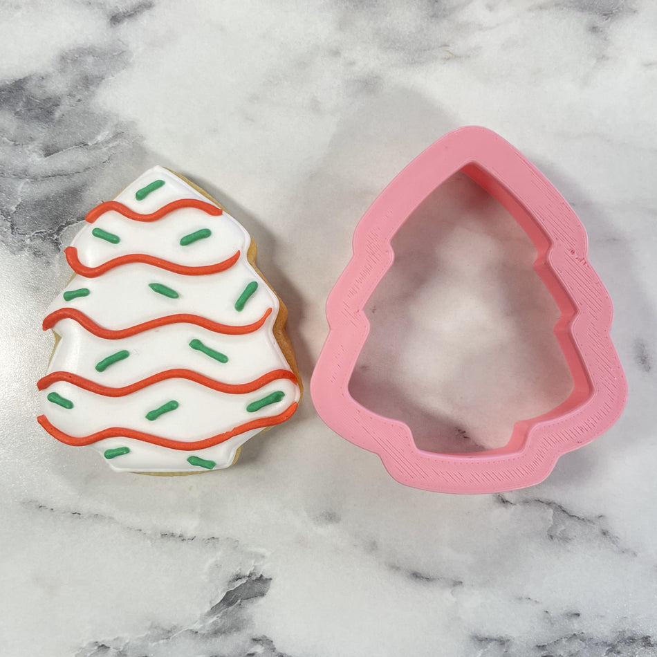 Mini Christmas Tree Cake Cookie Cutter