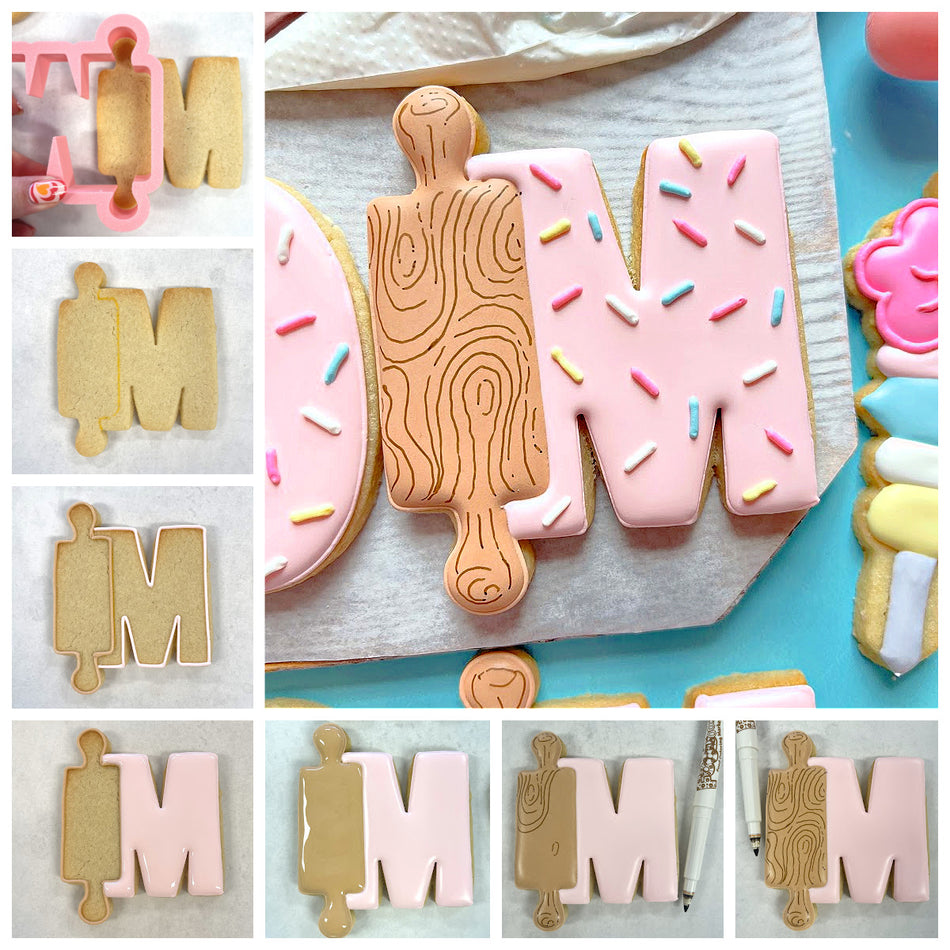 M-O-M Baking Cookie Cutter Set