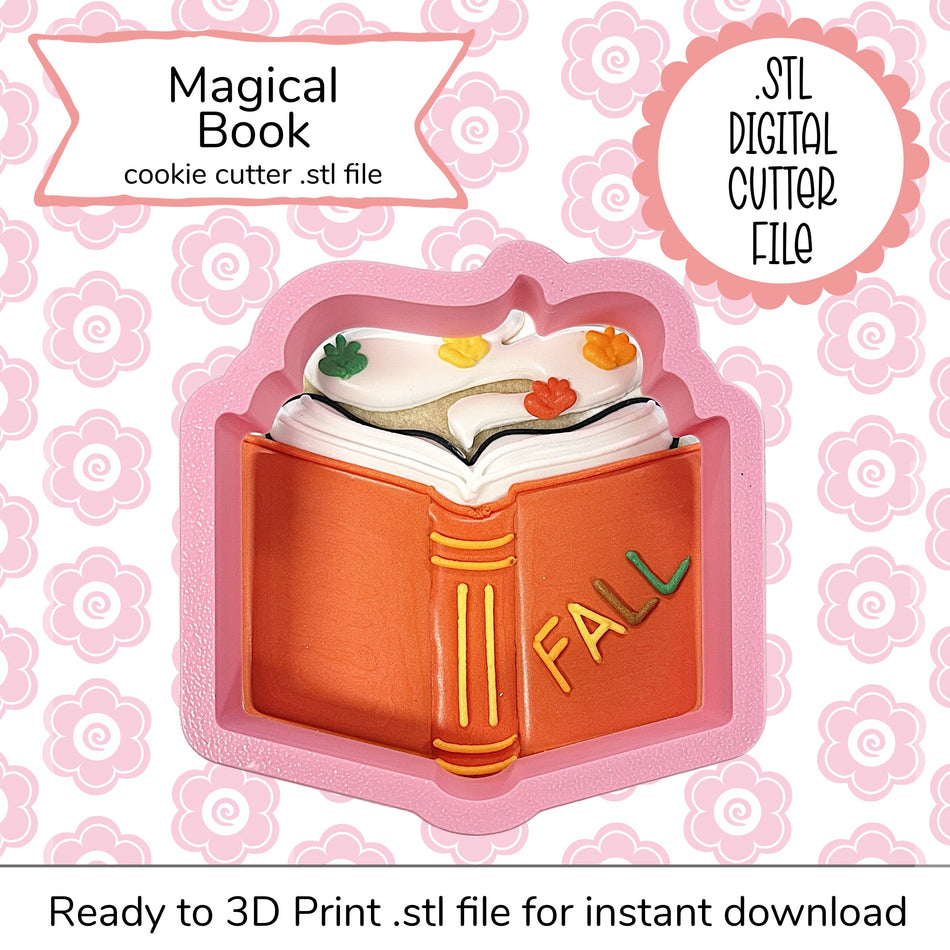 Magical Book STL Cutter File (digital file)