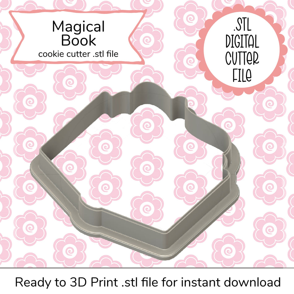 Magical Book STL Cutter File (digital file)