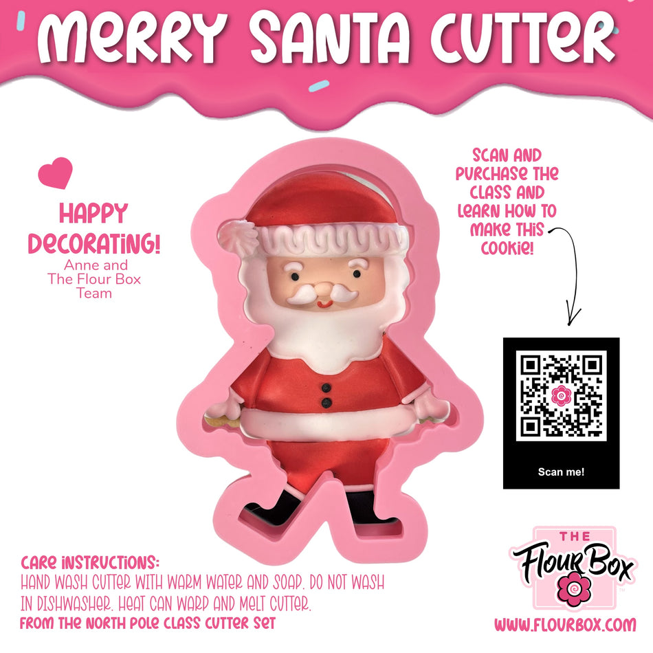Merry Santa Cookie Cutter